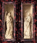 EYCK, Jan van Small Triptych (outer panels) rt painting